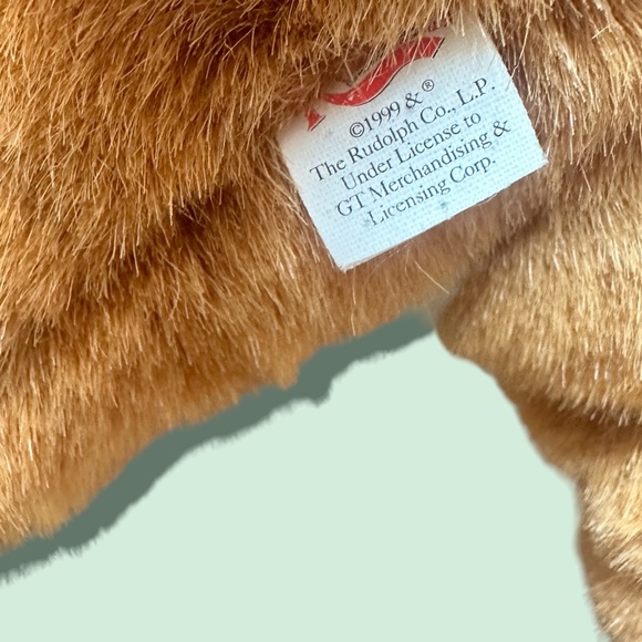 Vintage 1999 Rudolph The Red Nose Reindeer Christmas Plush Stuffed Animal Toy - Picture 10 of 10